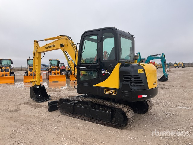 Hyundai R60-7 Mini Excavator: <6.6t - Minigraafmachine: afbeelding 2 Hyundai R60-7 Mini Excavator: <6.6t - Minigraafmachine: afbeelding 2