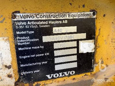 VOLVO A40 - Kiepwagen met knikbesturing: afbeelding 5 VOLVO A40 - Kiepwagen met knikbesturing: afbeelding 5