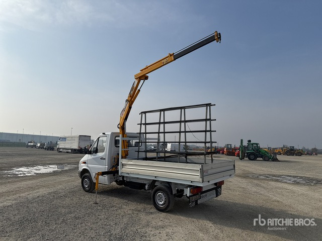 1997 Mercedes-Benz 312DT 1996 Nuova Copma C165/1 890 kg on Flatbed Truck with Crane - Vrachtwagen met open laadbak: afbeelding 2 1997 Mercedes-Benz 312DT 1996 Nuova Copma C165/1 890 kg on Flatbed Truck with Crane - Vrachtwagen met open laadbak: afbeelding 2