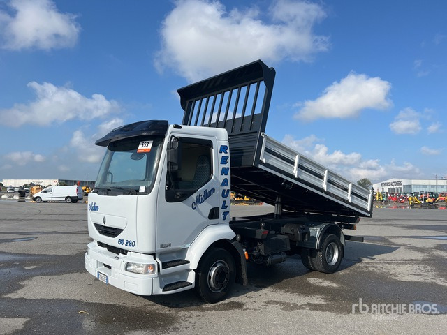 2004 Renault Midlum 220 dci 4x2 Dump Truck: Light Duty - Kipper bestelwagen: afbeelding 1 2004 Renault Midlum 220 dci 4x2 Dump Truck: Light Duty - Kipper bestelwagen: afbeelding 1