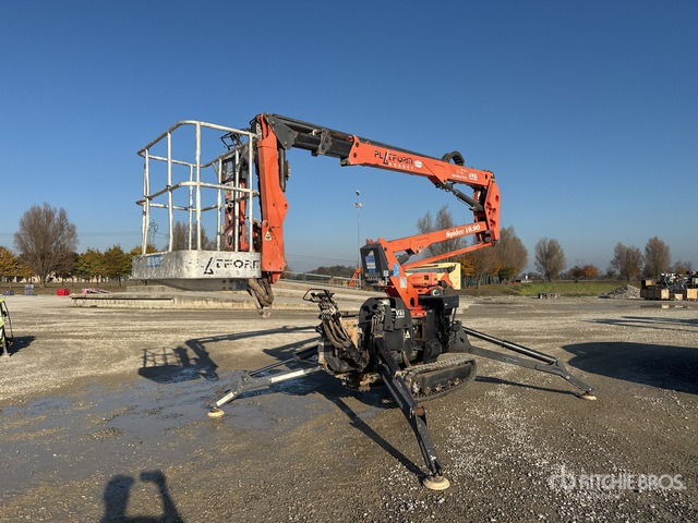 2011 Platform Basket SPIDER 18-90 Crawler Articulating Boom Lift - Knikarmhoogwerker: afbeelding 1 2011 Platform Basket SPIDER 18-90 Crawler Articulating Boom Lift - Knikarmhoogwerker: afbeelding 1