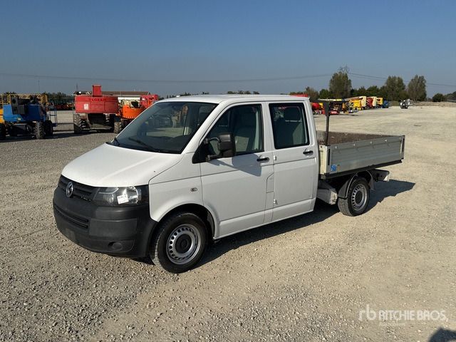 2014 Volkswagen Transporter Crew Cab Flatbed Truck - Bestelwagen open laadbak: afbeelding 1 2014 Volkswagen Transporter Crew Cab Flatbed Truck - Bestelwagen open laadbak: afbeelding 1