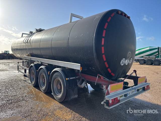 1998 Magyar SR34ESR Tri/A 31000 L Semi-Remorque Cit ... Asphalt Tank Trailer - Tankoplegger: afbeelding 2 1998 Magyar SR34ESR Tri/A 31000 L Semi-Remorque Cit ... Asphalt Tank Trailer - Tankoplegger: afbeelding 2