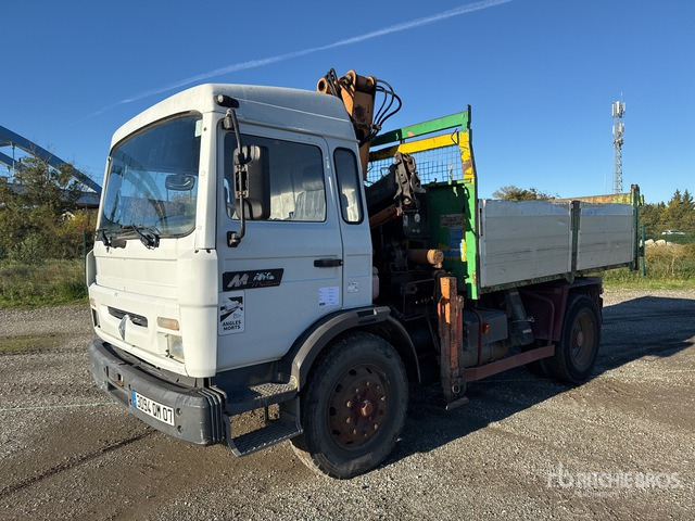 1998 Renault Midliner M210 1990 atlas 80.1 4000 kg on 4x2 ... Flatbed Truck with Crane - Vrachtwagen met open laadbak, Kraanwagen: afbeelding 1 1998 Renault Midliner M210 1990 atlas 80.1 4000 kg on 4x2 ... Flatbed Truck with Crane - Vrachtwagen met open laadbak, Kraanwagen: afbeelding 1