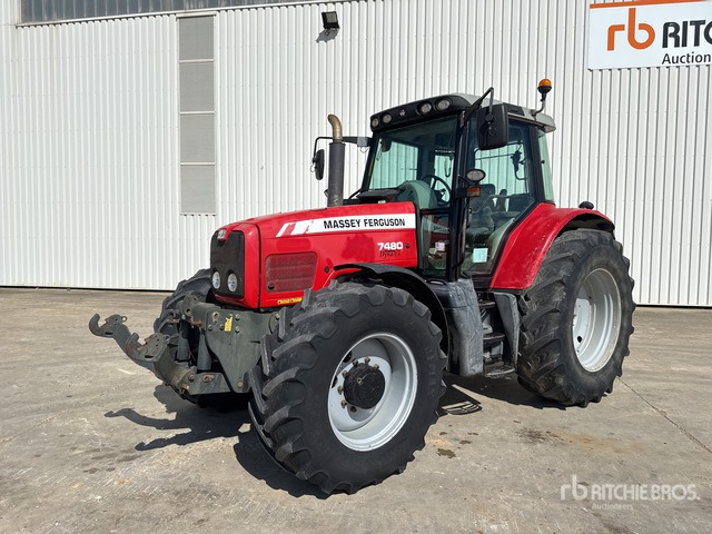 2005 Massey Ferguson 7480 Dyna-VT 4x4 Tracteur Agricole 4WD Tractor - Tractor: afbeelding 1 2005 Massey Ferguson 7480 Dyna-VT 4x4 Tracteur Agricole 4WD Tractor - Tractor: afbeelding 1