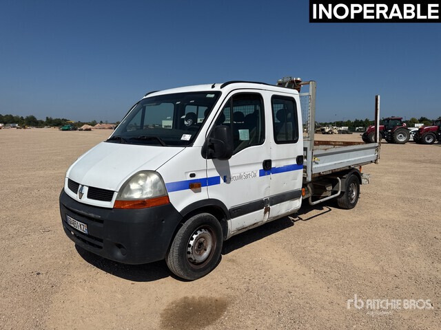 2005 Renault Master dCi100 Camion Benne (Inoperable) Dump Truck: Light Duty - Kipper bestelwagen, Bestelwagen met dubbele cabine: afbeelding 1 2005 Renault Master dCi100 Camion Benne (Inoperable) Dump Truck: Light Duty - Kipper bestelwagen, Bestelwagen met dubbele cabine: afbeelding 1