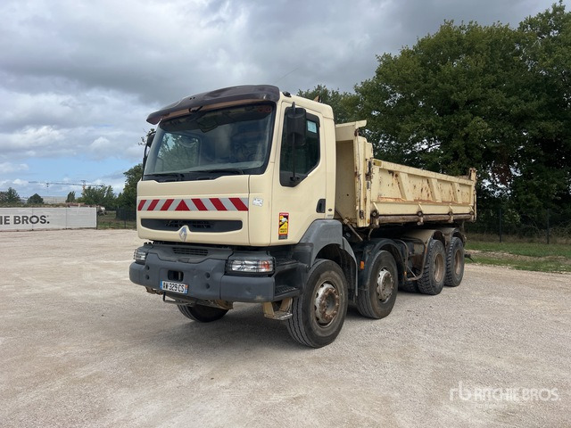 2006 Renault Kerax 370 DCI 8x4 Camion Bi-Benne Tri/A Dump Truck - Kipper vrachtwagen: afbeelding 2 2006 Renault Kerax 370 DCI 8x4 Camion Bi-Benne Tri/A Dump Truck - Kipper vrachtwagen: afbeelding 2