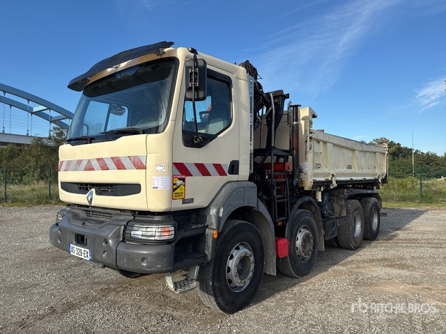 2006 Renault Kerax 420dCi 2006 Palfinger pk12000 6680 kg ... Dump Truck with Crane - Kipper vrachtwagen: afbeelding 1 2006 Renault Kerax 420dCi 2006 Palfinger pk12000 6680 kg ... Dump Truck with Crane - Kipper vrachtwagen: afbeelding 1