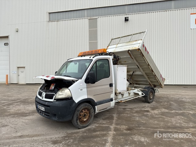 2006 Renault Master dCi 120 2014 HMF 152T2 12V 830 kg on 4x ... Dump Truck with Crane - Kipper vrachtwagen: afbeelding 3 2006 Renault Master dCi 120 2014 HMF 152T2 12V 830 kg on 4x ... Dump Truck with Crane - Kipper vrachtwagen: afbeelding 3