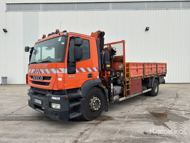 2008 Iveco Stralis 310 2007 Fassi F130A-21 5730 kg on ... Flatbed Truck with Crane - Vrachtwagen met open laadbak, Kraanwagen: afbeelding 1 2008 Iveco Stralis 310 2007 Fassi F130A-21 5730 kg on ... Flatbed Truck with Crane - Vrachtwagen met open laadbak, Kraanwagen: afbeelding 1