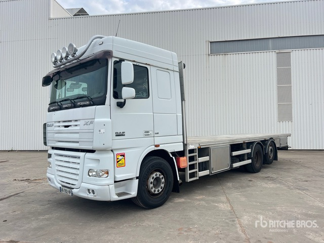 2009 DAF XF105.510 Camion Plateau Flatbed Truck - Vrachtwagen met open laadbak: afbeelding 1 2009 DAF XF105.510 Camion Plateau Flatbed Truck - Vrachtwagen met open laadbak: afbeelding 1