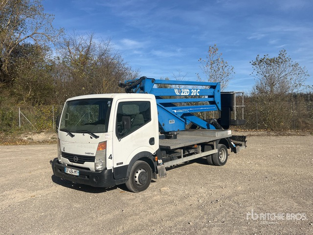 2012 Nissan CABSTAR 35.11 2012 SEQUANI meccanica ZED 20 C ... Bucket Truck - Vrachtwagen hoogwerker: afbeelding 1 2012 Nissan CABSTAR 35.11 2012 SEQUANI meccanica ZED 20 C ... Bucket Truck - Vrachtwagen hoogwerker: afbeelding 1