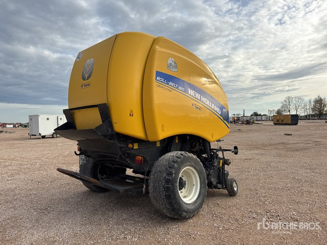 2014 New Holland Roll-Belt 180 Cropcutter Presse A Balles Rondes 1 Essieu S/A Round Baler - Ronde balenpers: afbeelding 3 2014 New Holland Roll-Belt 180 Cropcutter Presse A Balles Rondes 1 Essieu S/A Round Baler - Ronde balenpers: afbeelding 3
