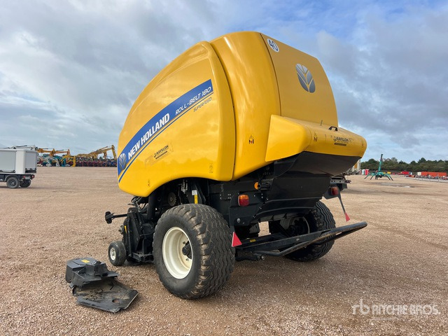 2015 New Holland Roll Belt 180 Presse A Balles Rondes 1 Essieu S/A Round Baler - Hooi-/ Voedermachine: afbeelding 2 2015 New Holland Roll Belt 180 Presse A Balles Rondes 1 Essieu S/A Round Baler - Hooi-/ Voedermachine: afbeelding 2