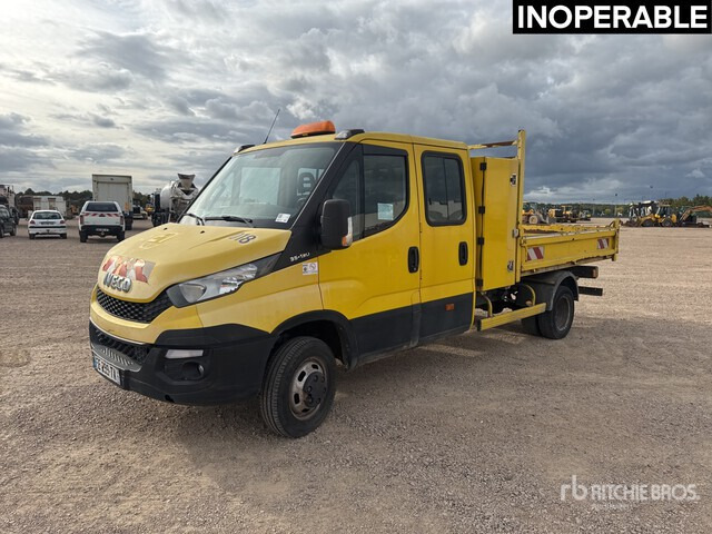 2016 Iveco 35-130 4x2 Camion Benne (Inoperable) S/A Dump Truck - Kipper bestelwagen, Bestelwagen met dubbele cabine: afbeelding 2 2016 Iveco 35-130 4x2 Camion Benne (Inoperable) S/A Dump Truck - Kipper bestelwagen, Bestelwagen met dubbele cabine: afbeelding 2