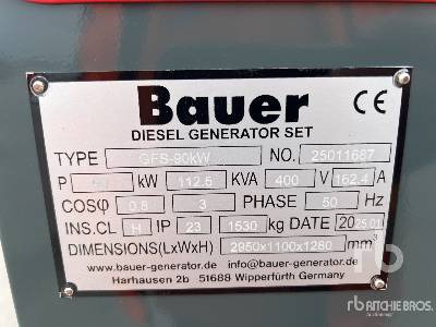 BAUER GFS-90KW 112.5 kVA Skid-Mounted (Unused) - Industrie generator: afbeelding 5 BAUER GFS-90KW 112.5 kVA Skid-Mounted (Unused) - Industrie generator: afbeelding 5