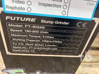 FUTURE FT-SG45 Broyeur A Souche (Non Utilise) ... - Stobbenfrees: afbeelding 5 FUTURE FT-SG45 Broyeur A Souche (Non Utilise) ... - Stobbenfrees: afbeelding 5