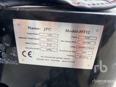 JPC HT12 Mini Pelle (Non Utilise) (Unused) - Minigraafmachine: afbeelding 5 JPC HT12 Mini Pelle (Non Utilise) (Unused) - Minigraafmachine: afbeelding 5