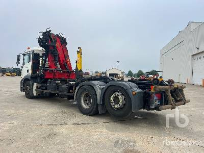 MAN TGA26.440 6x2 Camion Ampliroll Avec Grue - Haakarmsysteem vrachtwagen: afbeelding 4 MAN TGA26.440 6x2 Camion Ampliroll Avec Grue - Haakarmsysteem vrachtwagen: afbeelding 4