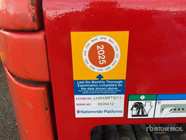 2013 Nifty-Lift HR15D 4WD Diesel Articulating Boom Lift - Knikarmhoogwerker: afbeelding 5 2013 Nifty-Lift HR15D 4WD Diesel Articulating Boom Lift - Knikarmhoogwerker: afbeelding 5