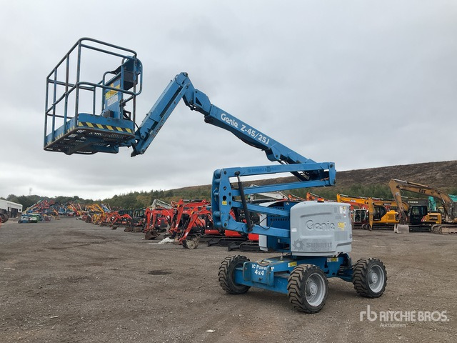 2014 Genie Z45/25J 4WD Diesel Articulating Boom Lift - Knikarmhoogwerker: afbeelding 1 2014 Genie Z45/25J 4WD Diesel Articulating Boom Lift - Knikarmhoogwerker: afbeelding 1