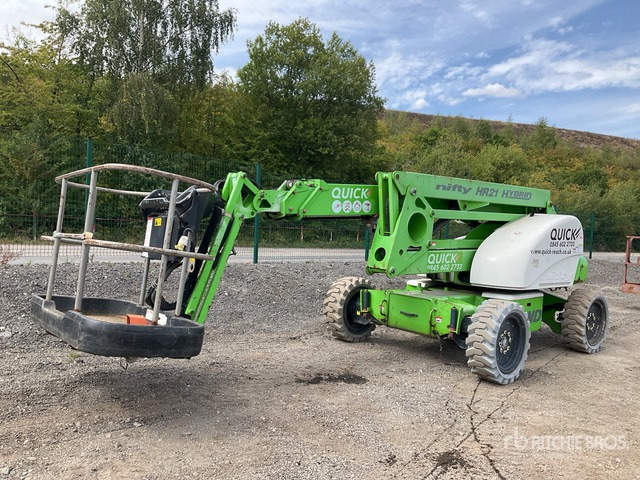 2015 Nifty HR21 4WD Hybrid Articulating Boom Lift - Knikarmhoogwerker: afbeelding 1 2015 Nifty HR21 4WD Hybrid Articulating Boom Lift - Knikarmhoogwerker: afbeelding 1