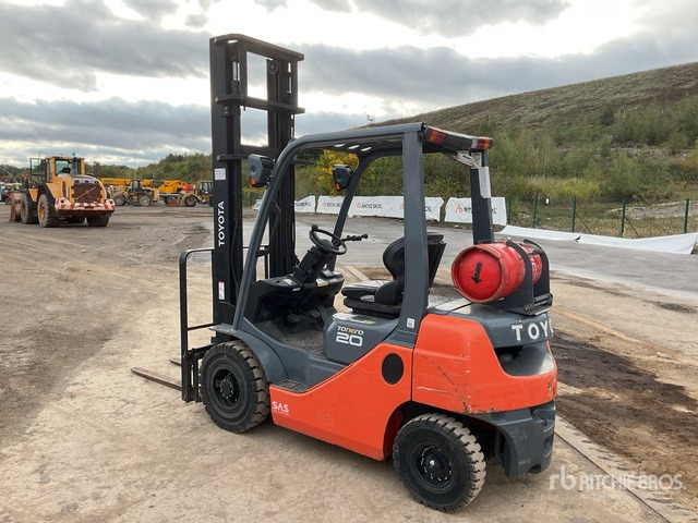 2015 Toyota 02-8FGF20 2015 Toyota 8FG20 Forklift Forklift - LPG heftruck: afbeelding 3 2015 Toyota 02-8FGF20 2015 Toyota 8FG20 Forklift Forklift - LPG heftruck: afbeelding 3