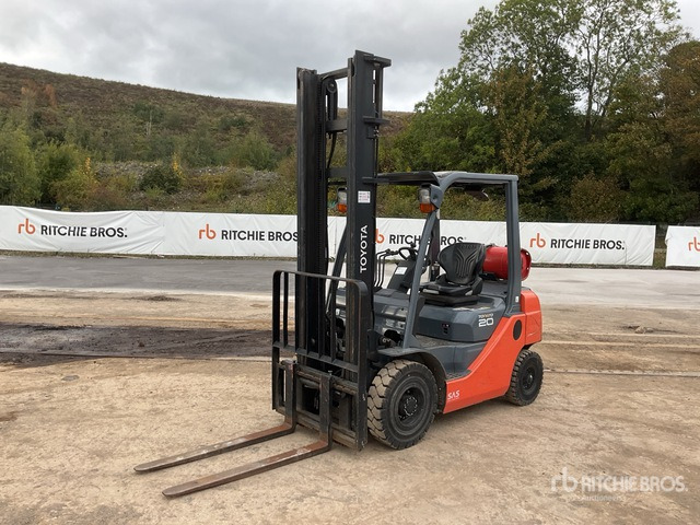 2015 Toyota 02-8FGF20 2015 Toyota 8FG20 Forklift Forklift - LPG heftruck: afbeelding 4 2015 Toyota 02-8FGF20 2015 Toyota 8FG20 Forklift Forklift - LPG heftruck: afbeelding 4
