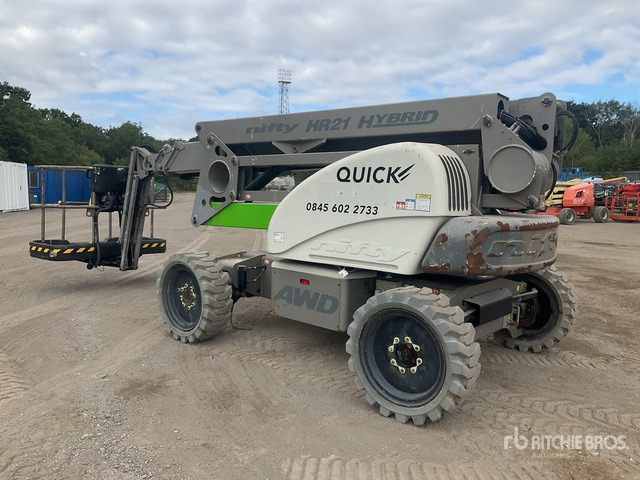 2016 Nifty HR21 4WD Hybrid Articulating Boom Lift - Knikarmhoogwerker: afbeelding 4 2016 Nifty HR21 4WD Hybrid Articulating Boom Lift - Knikarmhoogwerker: afbeelding 4