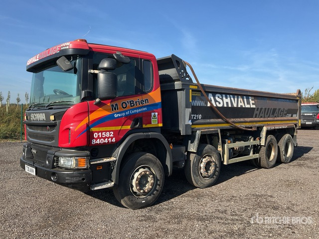 Kipper vrachtwagen 2018 Scania P410 8x4 Twin-Steer Tri/A Dump Truck: afbeelding 1