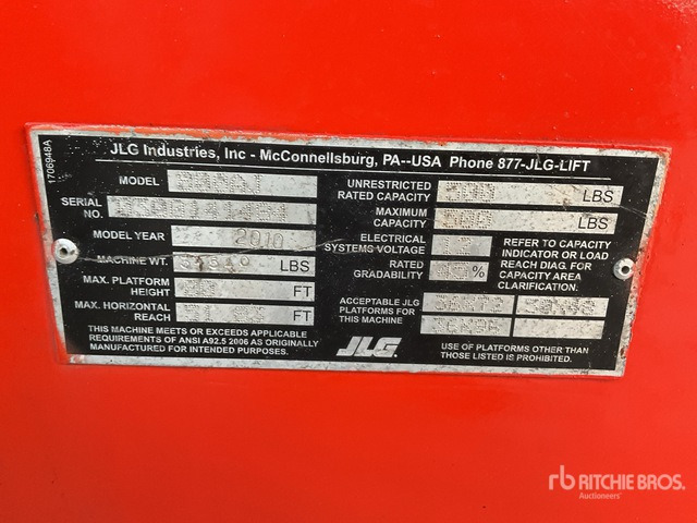 2010 JLG 800AJ 4WD Diesel Articulating Boom Lift - Knikarmhoogwerker: afbeelding 3 2010 JLG 800AJ 4WD Diesel Articulating Boom Lift - Knikarmhoogwerker: afbeelding 3