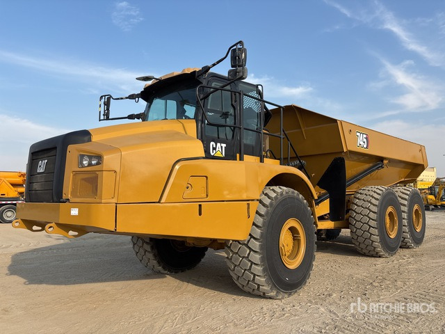 2018 Cat 745 Articulated Dump Truck - Kiepwagen met knikbesturing: afbeelding 1 2018 Cat 745 Articulated Dump Truck - Kiepwagen met knikbesturing: afbeelding 1