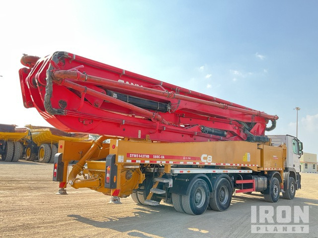 2019 Mercedes-Benz Actros 4141 2019 Sany SYM5443THB 56 m on 8x ... Concrete Pump Truck - Betonpomp: afbeelding 4 2019 Mercedes-Benz Actros 4141 2019 Sany SYM5443THB 56 m on 8x ... Concrete Pump Truck - Betonpomp: afbeelding 4