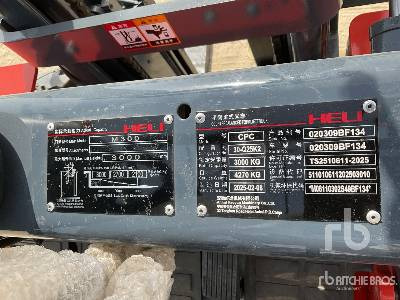 HELI CPC30-Q25K2 3 ton (Unused) - Heftruck: afbeelding 5 HELI CPC30-Q25K2 3 ton (Unused) - Heftruck: afbeelding 5