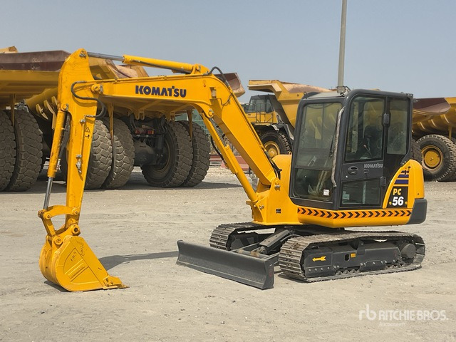 Komatsu PC56-7 Mini Excavator: <6.6t - Minigraafmachine: afbeelding 1 Komatsu PC56-7 Mini Excavator: <6.6t - Minigraafmachine: afbeelding 1