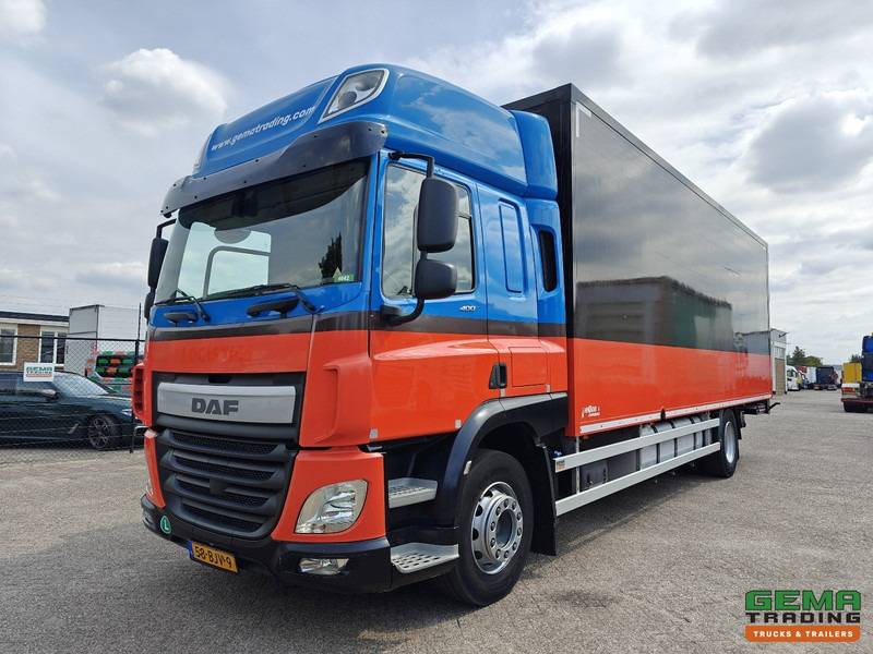 DAF CF 400 FA 4x2 Spacecab Euro6C - StandAirco - GeslotenBak 8.1M - Laadklep 2000KG - Vangmuil - 10/2025 APK - Bakwagen: afbeelding 1 DAF CF 400 FA 4x2 Spacecab Euro6C - StandAirco - GeslotenBak 8.1M - Laadklep 2000KG - Vangmuil - 10/2025 APK - Bakwagen: afbeelding 1