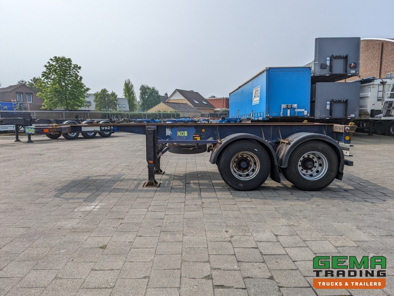 Containertransporter/ Wissellaadbak oplegger Flandria OP 20V 2A 2-Assen ROR - DrumBrakes - Leaf Suspension - 20FT (O1871): afbeelding 12
