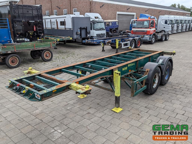 Flandria OP CC 2A 2-Assen ROR DrumBrakes - Steel Suspension - 3110KG - 20FT (O1915) - Containertransporter/ Wissellaadbak oplegger: afbeelding 4 Flandria OP CC 2A 2-Assen ROR DrumBrakes - Steel Suspension - 3110KG - 20FT (O1915) - Containertransporter/ Wissellaadbak oplegger: afbeelding 4