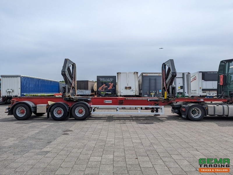 Containertransporter/ Wissellaadbak oplegger HAMMAR 160 HE 3-Assen - SideLoader - 33T - ContainerStacking - Afstandbediening: afbeelding 11