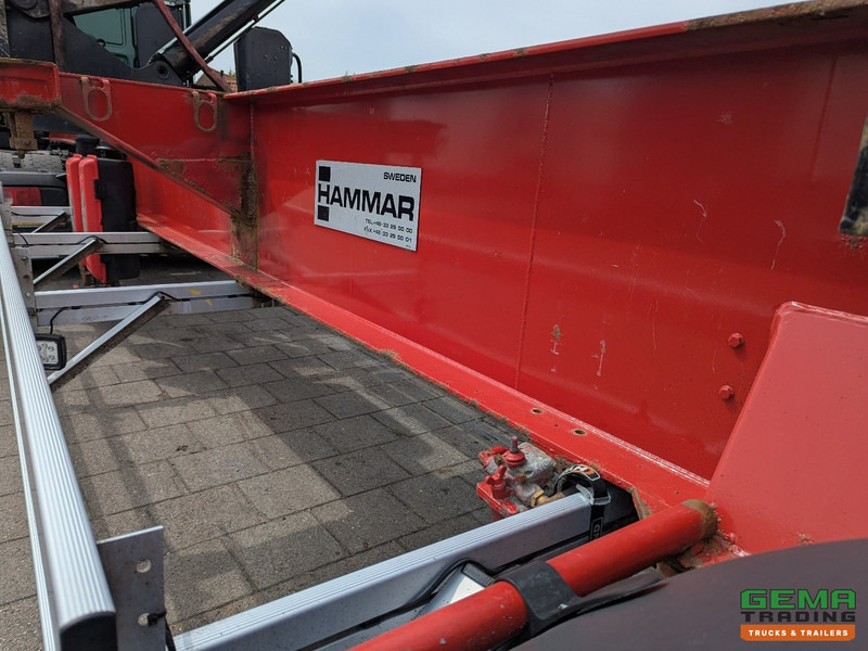 Containertransporter/ Wissellaadbak oplegger HAMMAR 160 HE 3-Assen - SideLoader - 33T - ContainerStacking - Afstandbediening: afbeelding 16