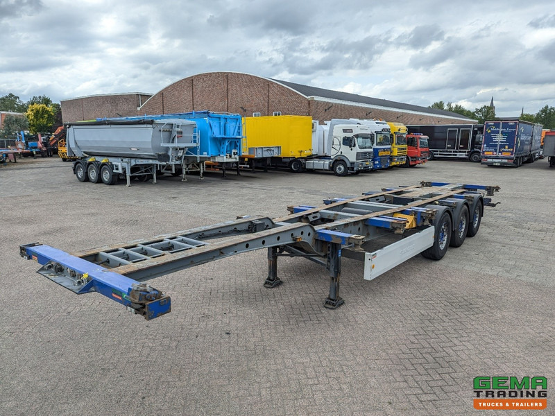 Krone SDC 27 3-Assen SAF - Lift as - Schijfremmen - Achterschuiver - 20 2x20FT/30/40FT - Containertransporter/ Wissellaadbak oplegger: afbeelding 1 Krone SDC 27 3-Assen SAF - Lift as - Schijfremmen - Achterschuiver - 20 2x20FT/30/40FT - Containertransporter/ Wissellaadbak oplegger: afbeelding 1