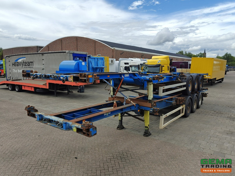 Krone SDC 27 3-assen BPW - DrumBrakes - 4700KG - 2x 20FT 1x 30FT 1x40FT - Pakket van 2 - Containertransporter/ Wissellaadbak oplegger: afbeelding 2 Krone SDC 27 3-assen BPW - DrumBrakes - 4700KG - 2x 20FT 1x 30FT 1x40FT - Pakket van 2 - Containertransporter/ Wissellaadbak oplegger: afbeelding 2