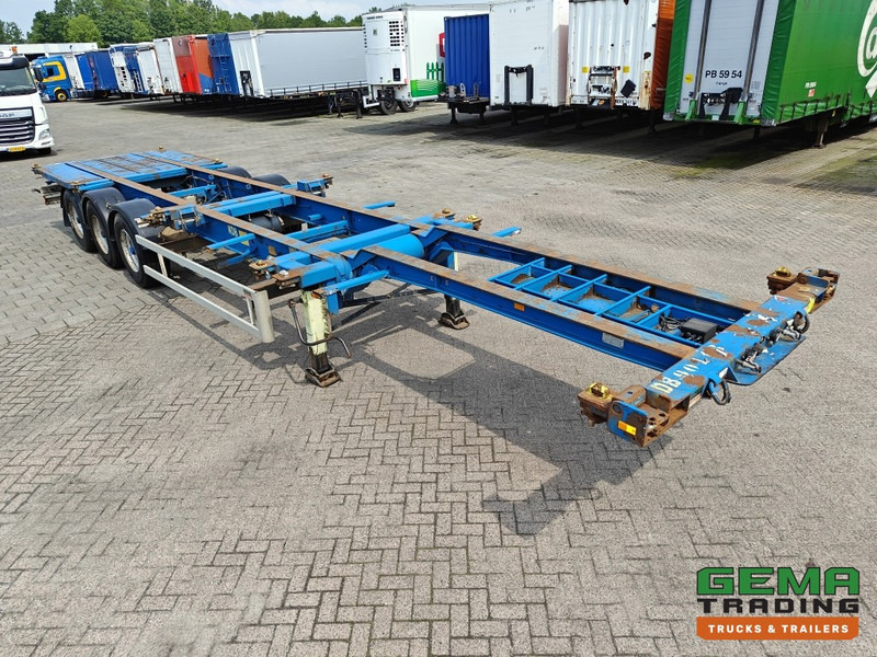 Krone SDC 27 3 assen BPW - DrumBrakes - 5340KG - 2x 20FT 1x 30FT 1x40FT - NL kenteken - Containertransporter/ Wissellaadbak oplegger: afbeelding 4 Krone SDC 27 3 assen BPW - DrumBrakes - 5340KG - 2x 20FT 1x 30FT 1x40FT - NL kenteken - Containertransporter/ Wissellaadbak oplegger: afbeelding 4