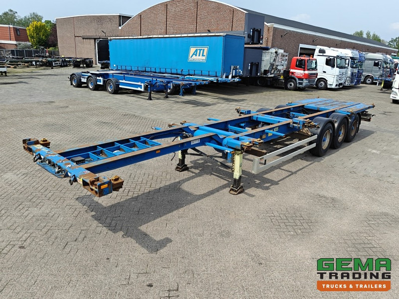 Krone SDC 27 3 assen BPW - DrumBrakes - 5340KG - 2x 20FT 1x 30FT 1x40FT - NL kenteken - Containertransporter/ Wissellaadbak oplegger: afbeelding 2 Krone SDC 27 3 assen BPW - DrumBrakes - 5340KG - 2x 20FT 1x 30FT 1x40FT - NL kenteken - Containertransporter/ Wissellaadbak oplegger: afbeelding 2