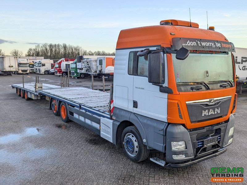 MAN TGX 26.500 6x2/4 LL Euro6 - Retarder + Recker FZ3 3-Assige Aanhanger - Uitschuifbaar - Autovrachtwagen vrachtwagen: afbeelding 3 MAN TGX 26.500 6x2/4 LL Euro6 - Retarder + Recker FZ3 3-Assige Aanhanger - Uitschuifbaar - Autovrachtwagen vrachtwagen: afbeelding 3
