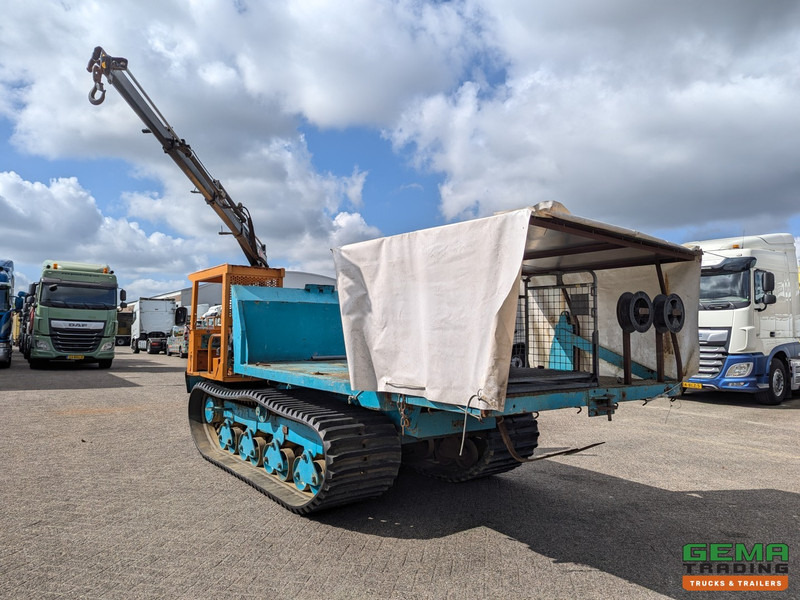 Morooka MST-1100 Rupsdumper / Werktuigdrager - Platte kiepbak + Hiab 026 T3 Kraan - Komatsu 6Cil - Kiepwagen: afbeelding 2 Morooka MST-1100 Rupsdumper / Werktuigdrager - Platte kiepbak + Hiab 026 T3 Kraan - Komatsu 6Cil - Kiepwagen: afbeelding 2