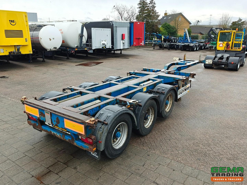 Pacton T3-010 3-Assen BPW - MULTI - Trommelremmen - LiftAs - 3x Uitschuifbaar - 11/2026 APK - Containertransporter/ Wissellaadbak oplegger: afbeelding 1 Pacton T3-010 3-Assen BPW - MULTI - Trommelremmen - LiftAs - 3x Uitschuifbaar - 11/2026 APK - Containertransporter/ Wissellaadbak oplegger: afbeelding 1