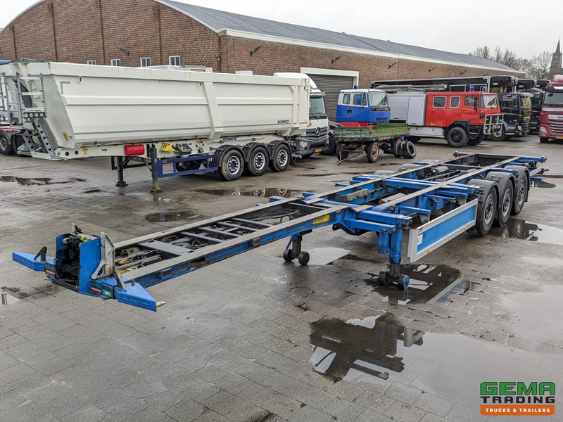 Pacton TXC339 3-Assen SAF - Schijfremmen - Lift-As - Vast - Reservewiel - 2x 20 30 40 45FT - Containertransporter/ Wissellaadbak oplegger: afbeelding 2 Pacton TXC339 3-Assen SAF - Schijfremmen - Lift-As - Vast - Reservewiel - 2x 20 30 40 45FT - Containertransporter/ Wissellaadbak oplegger: afbeelding 2