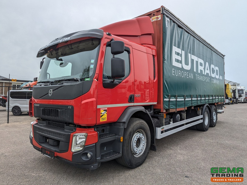 Volvo FE 320 6x2 Slaapcab Euro6 - BDF / SchuifzeilenBak 7.6M + Laadklep 1500KG - Rongpotten/Rongen - Schuifzeilen vrachtwagen: afbeelding 1 Volvo FE 320 6x2 Slaapcab Euro6 - BDF / SchuifzeilenBak 7.6M + Laadklep 1500KG - Rongpotten/Rongen - Schuifzeilen vrachtwagen: afbeelding 1