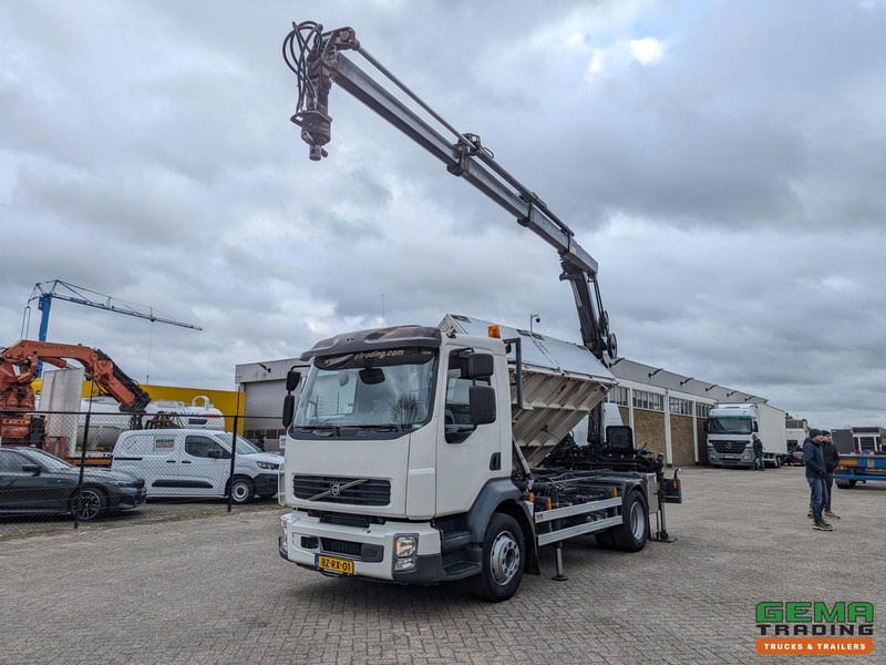 Volvo FL240 4x2 Dagcab Euro5 - 2 Zijdige Kipper + Kraan Hiab 088ES-3 HIDUO - RadioGrafisch - 39.900KM! - 11/2025APK - Kipper vrachtwagen, Kraanwagen: afbeelding 1 Volvo FL240 4x2 Dagcab Euro5 - 2 Zijdige Kipper + Kraan Hiab 088ES-3 HIDUO - RadioGrafisch - 39.900KM! - 11/2025APK - Kipper vrachtwagen, Kraanwagen: afbeelding 1